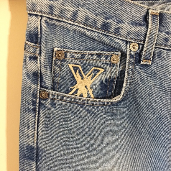 Vintage Manager High Waisted Light Wash Straight Leg Jeans Size 26 - Picture 6 of 14